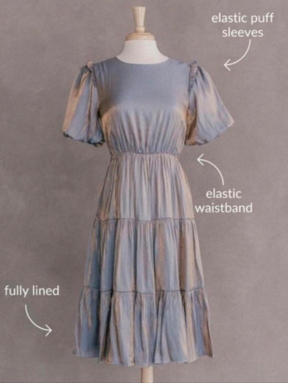 JessaKae Francis Flute Midi Dress
